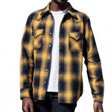 New Fashion Custom Long Sleeve 100% Cotton Snap Buttons Mens Shirts Flannel Shirt Plaid
