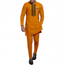 African Men High quality Casual Suit Pants Set African Print Men clothing African wedding banquet clothing