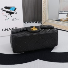 Latest Channel Chain Mini Flip Designer Bag Sheepskin Gold Metal Buttons Multi-Color Ladies Crossbody Bag