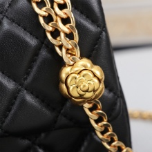 Latest Channel Chain Mini Flip Designer Bag Sheepskin Gold Metal Buttons Multi-Color Ladies Crossbody Bag